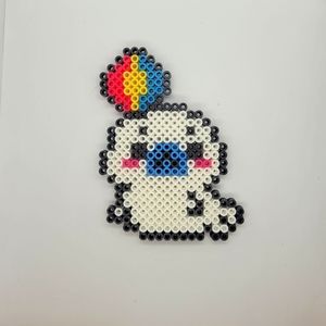 Kawaii Baby Seal with Beach Ball Mini Figure / Sprite